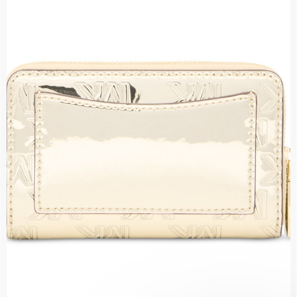 ⭐️MICHAEL KORS⭐️Pale Gold Jet Set Small Zip Around Card Case In Gift Box/NWT - Picture 9 of 9